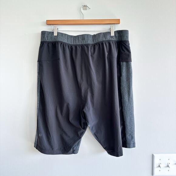 Lululemon T.H.E. Colorblock Drawcord Waist Activewear Short Gray XXL - Picture 2 of 7